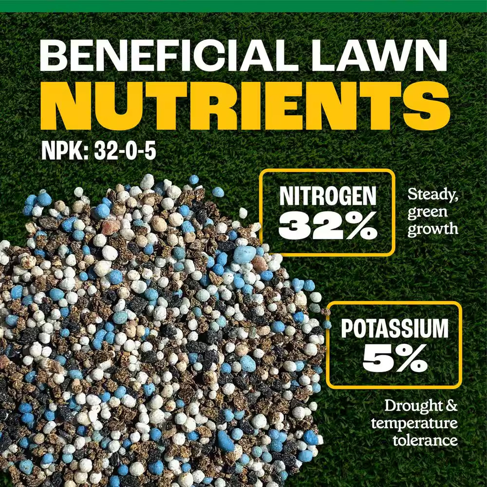 33.6 Lbs. 12,000 Sq. Ft. Full Season Lawn Fertilizer Granules 32-0-5