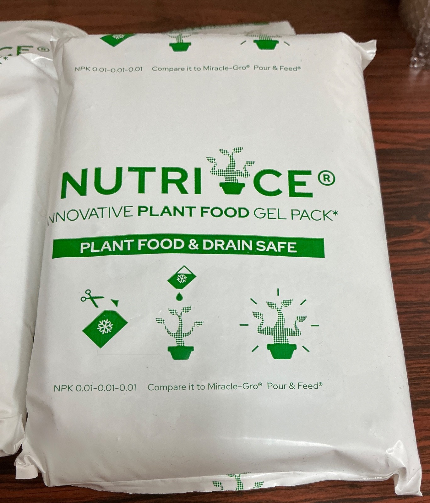 NUTRI ICE Plant Food and/or Gel Pack, compare to Miracle-Gro, Freezer, Garden 🪴