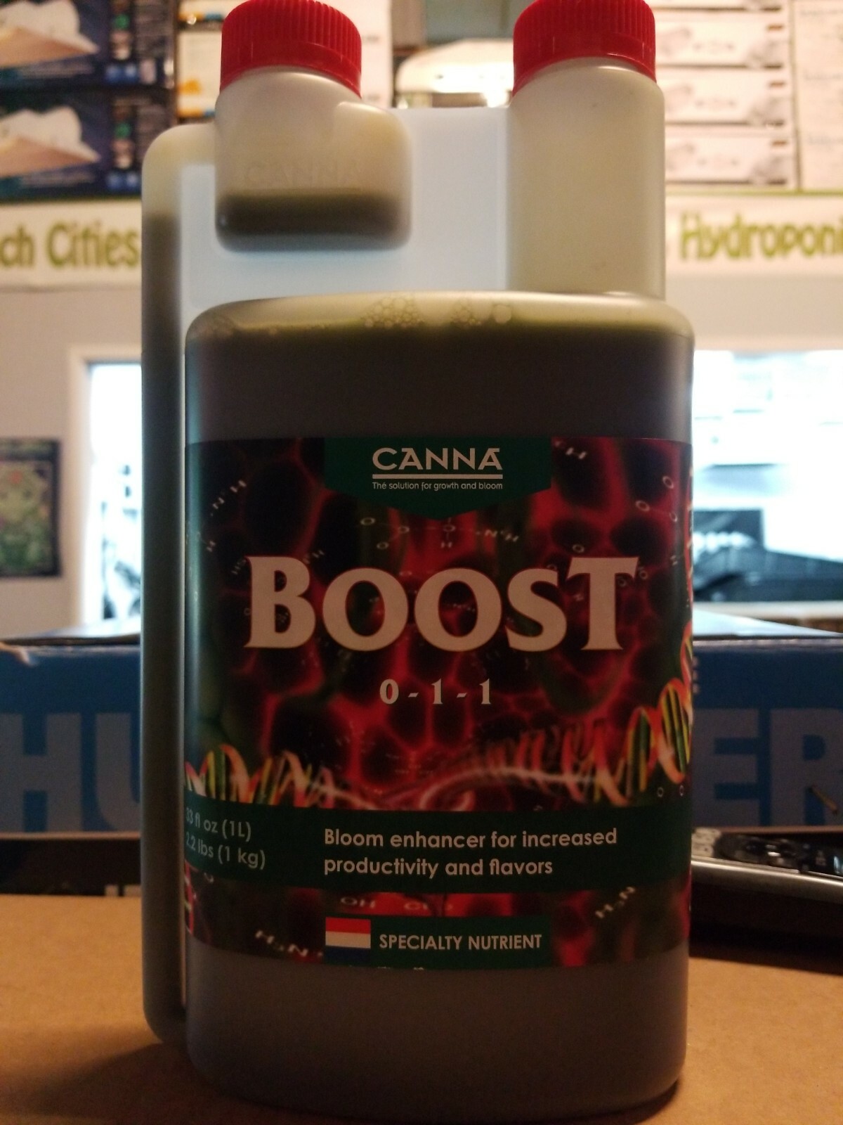 Canna Boost 1 Liter Bloom Nutrient Flavoring Flower Enhancer 4 Flowering Plants