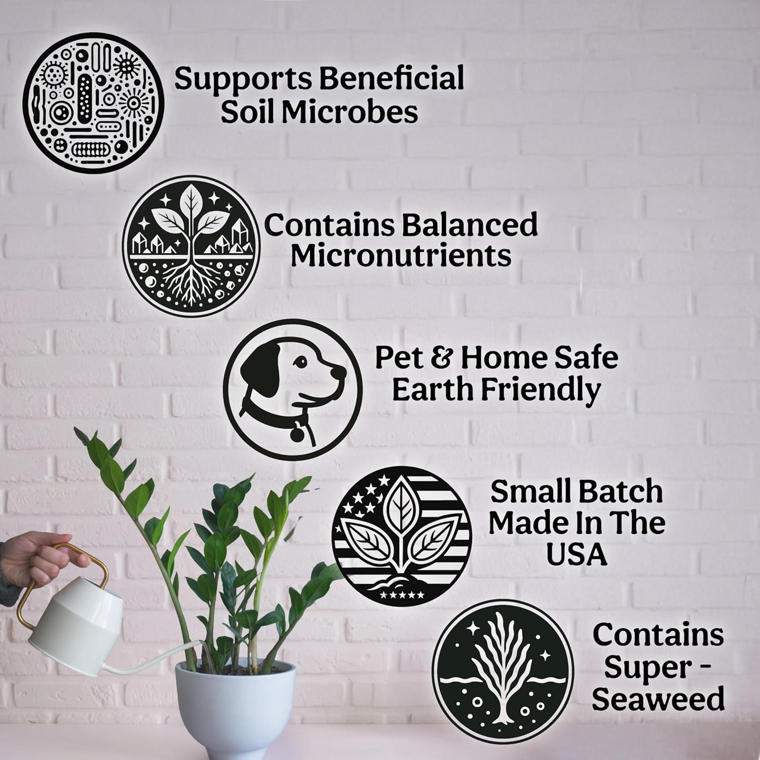 Organic Liquid Indoor Plant Food, Houseplant, Tropical & All-Purpose Indoor Plan