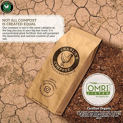Organic Compost 10 lb Concentrated Soil Amendment for Vegetables Flowers Trees