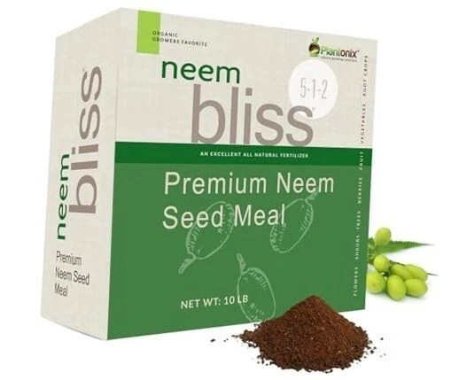 – Neem Seed Meal – Organic Neem Cake for Plants – OMRI Neem Bliss (10lbs)