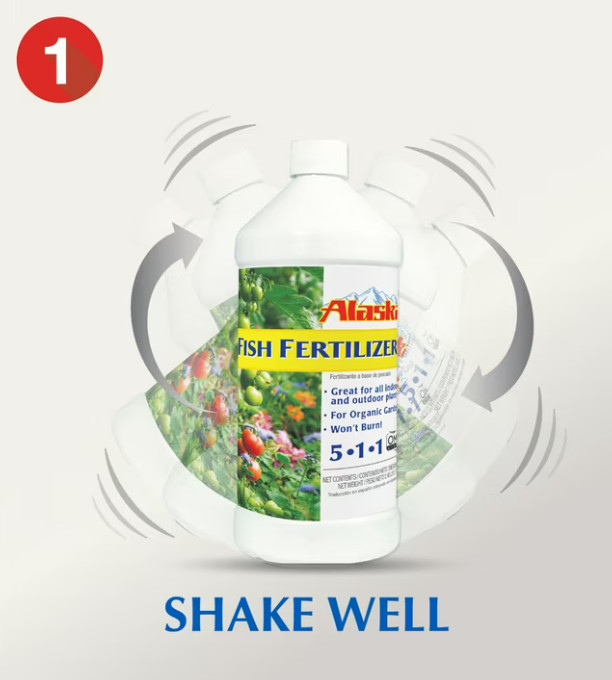 (2 pack) Alaska Fish Fertilizer 5-1-1 Plant Food, 1 gal