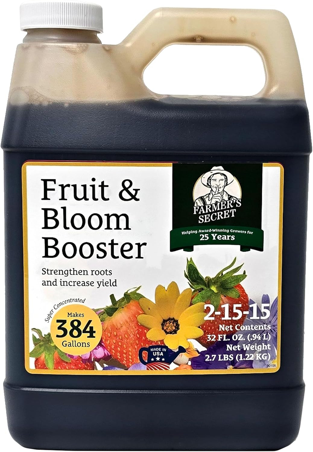Farmer’S Secret Fruit & Bloom Booster Fertilizer (32Oz) – Super Concentrated – B