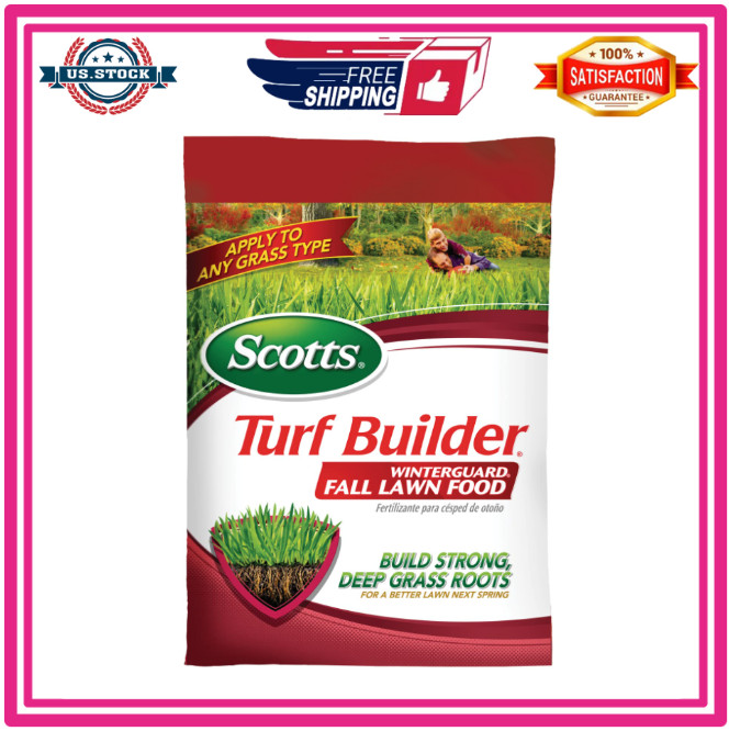 Scotts Turf Builder Winterguard Fall Lawn Fertilizer for All Grass Types, 4,000