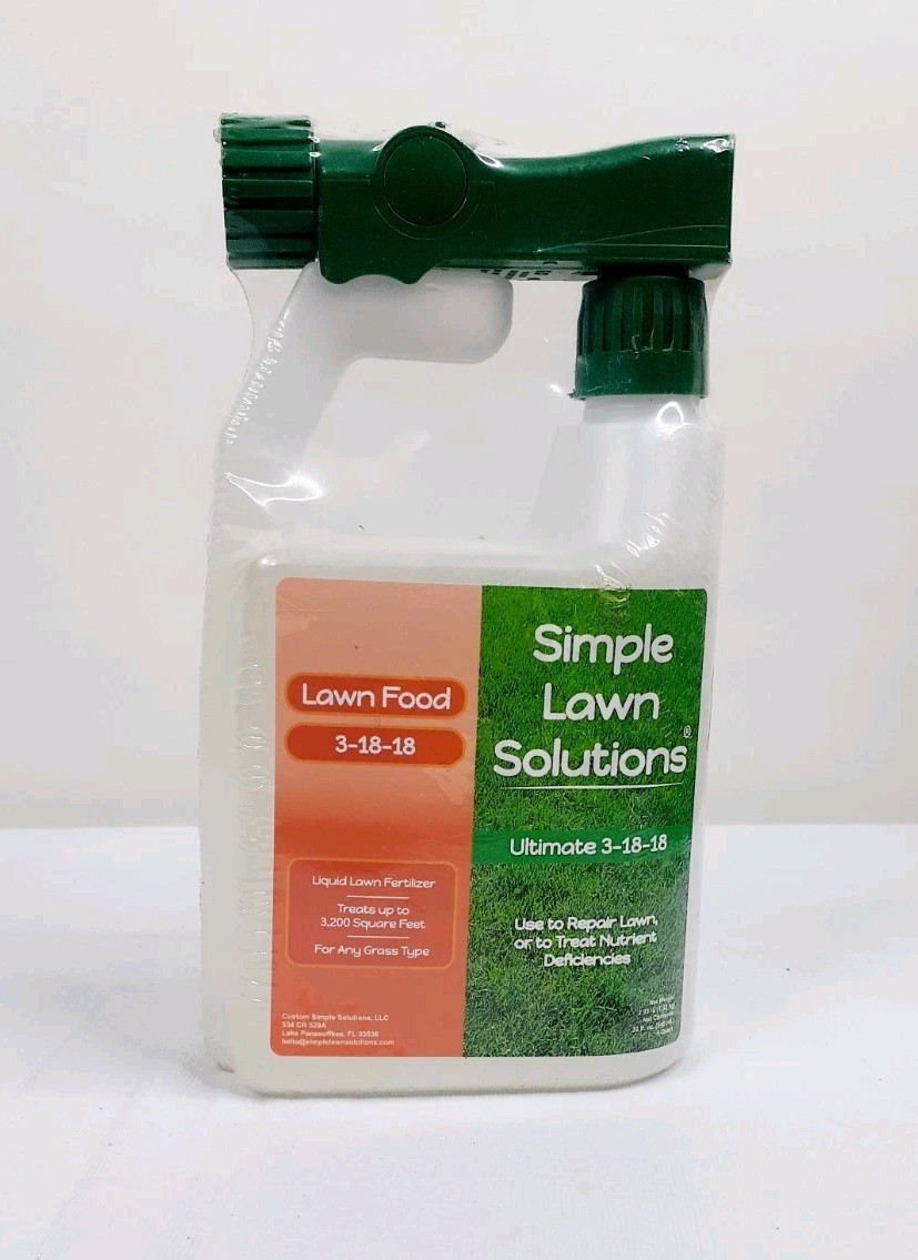 Ultimate 3-18-18 NPK- Lawn Food Quality Liquid Fertilizer- Easy to Use