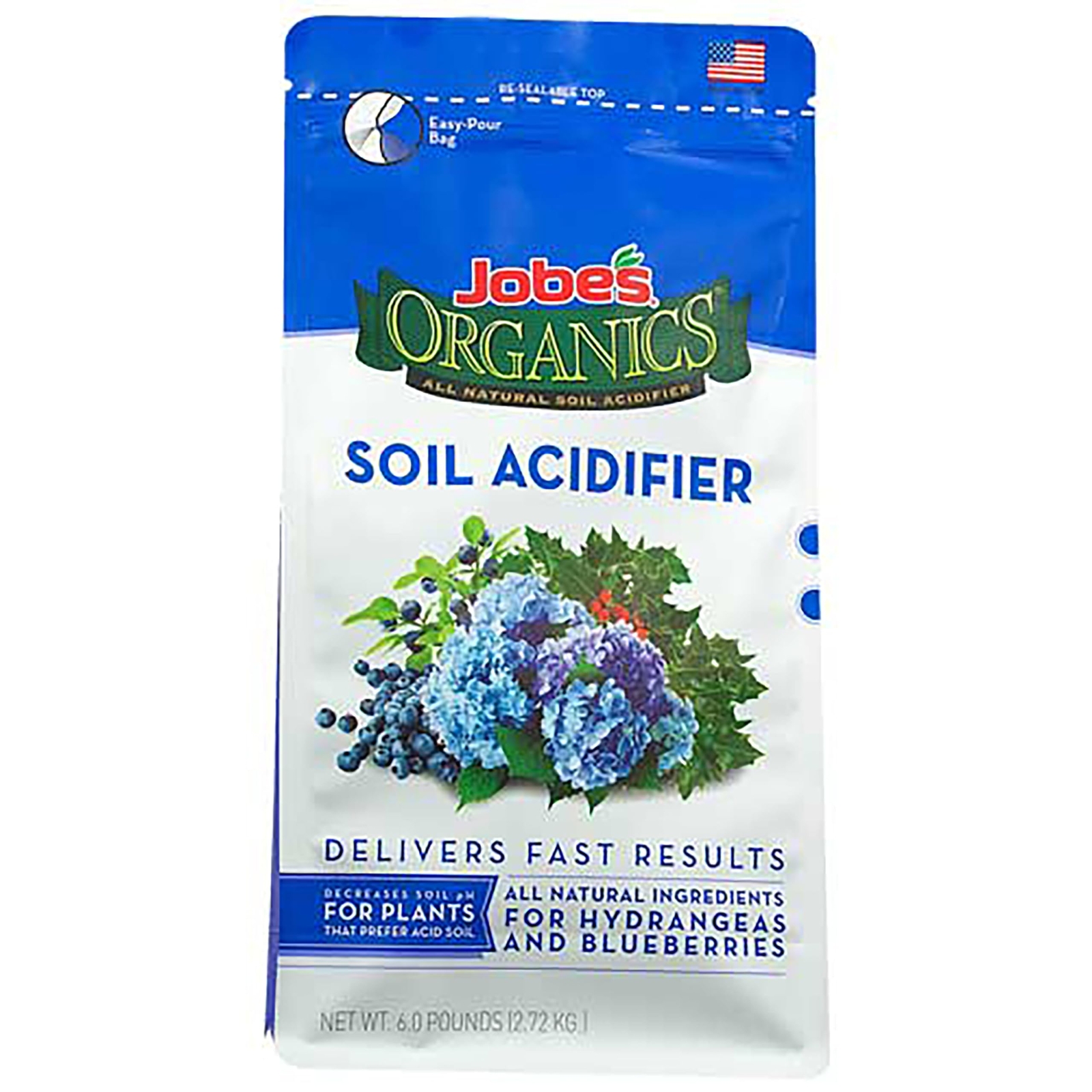 Jobe’s Organic Soil Acidifier 6 lb Natural Elemental Sulfur for Acid Loving P…