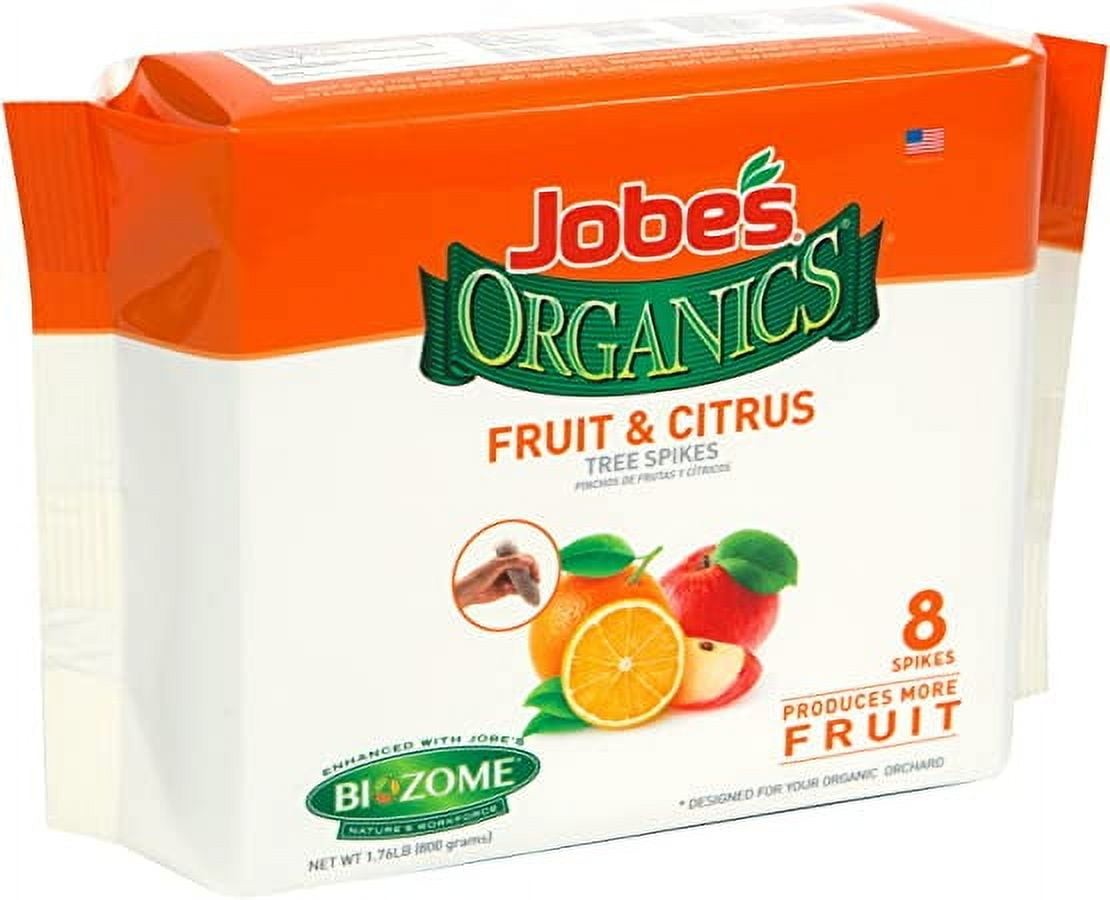 (2 pack) Slow Release Fruit and Citrus Plant Fertilizer Spikes, 8 Count