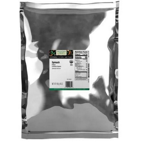 Organic Spinach Flakes 1 Lb by Frontier Coop