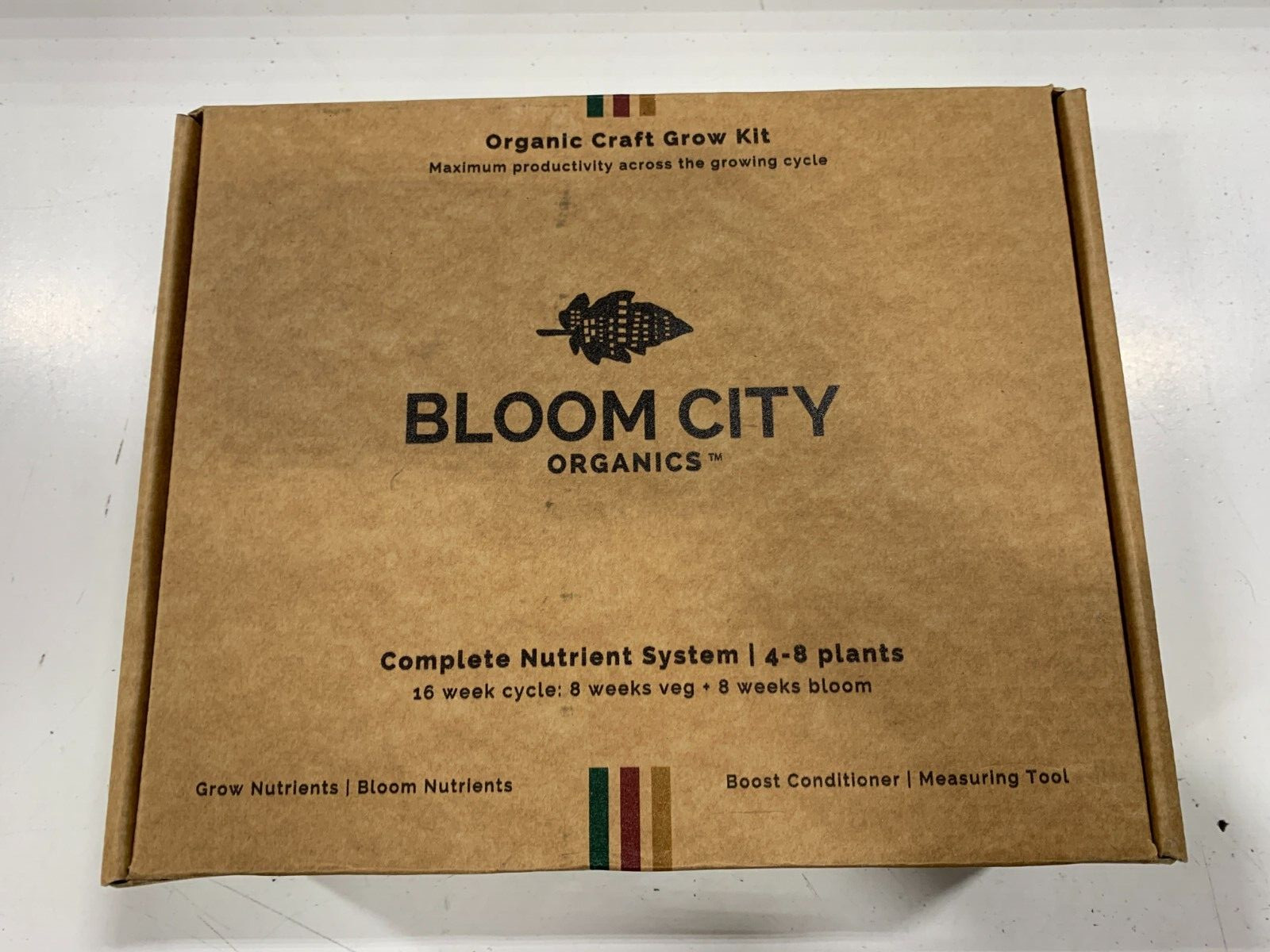 Bloom City Organic Plant Grow and Bloom Kit, 4-8 Plants