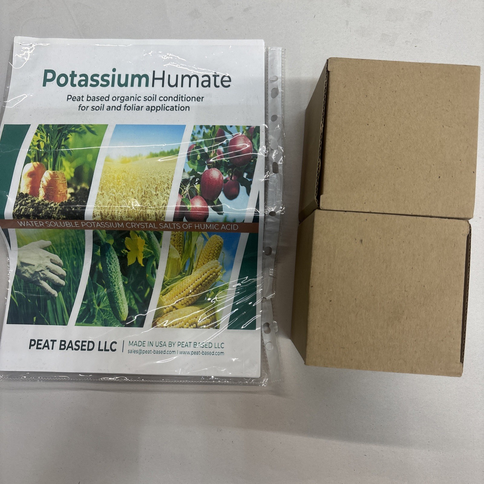 Potassium Humate Peat Based Organic Soil Conditioner Water Soluble 1lb