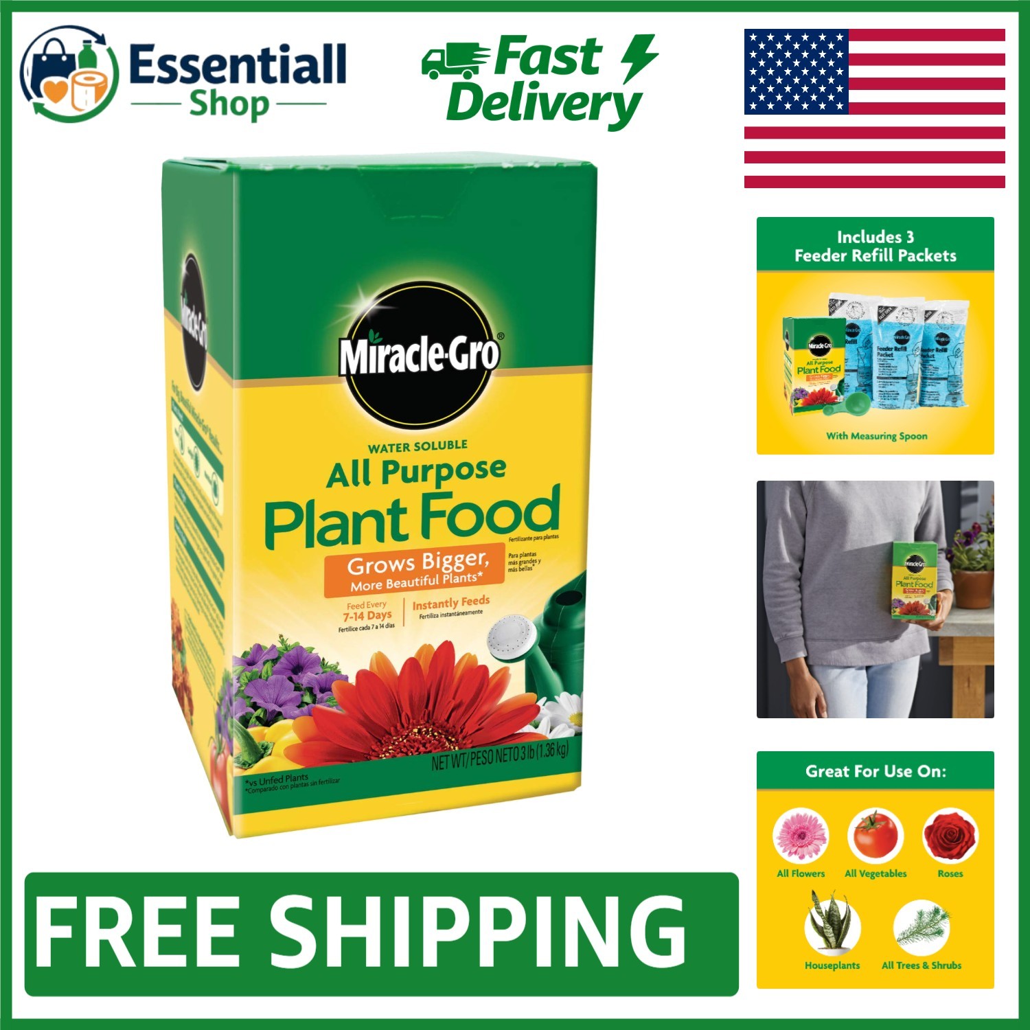 3 lb Water Soluble All Purpose Plant Food – Nourish Your Indoor & Outdoor Garden