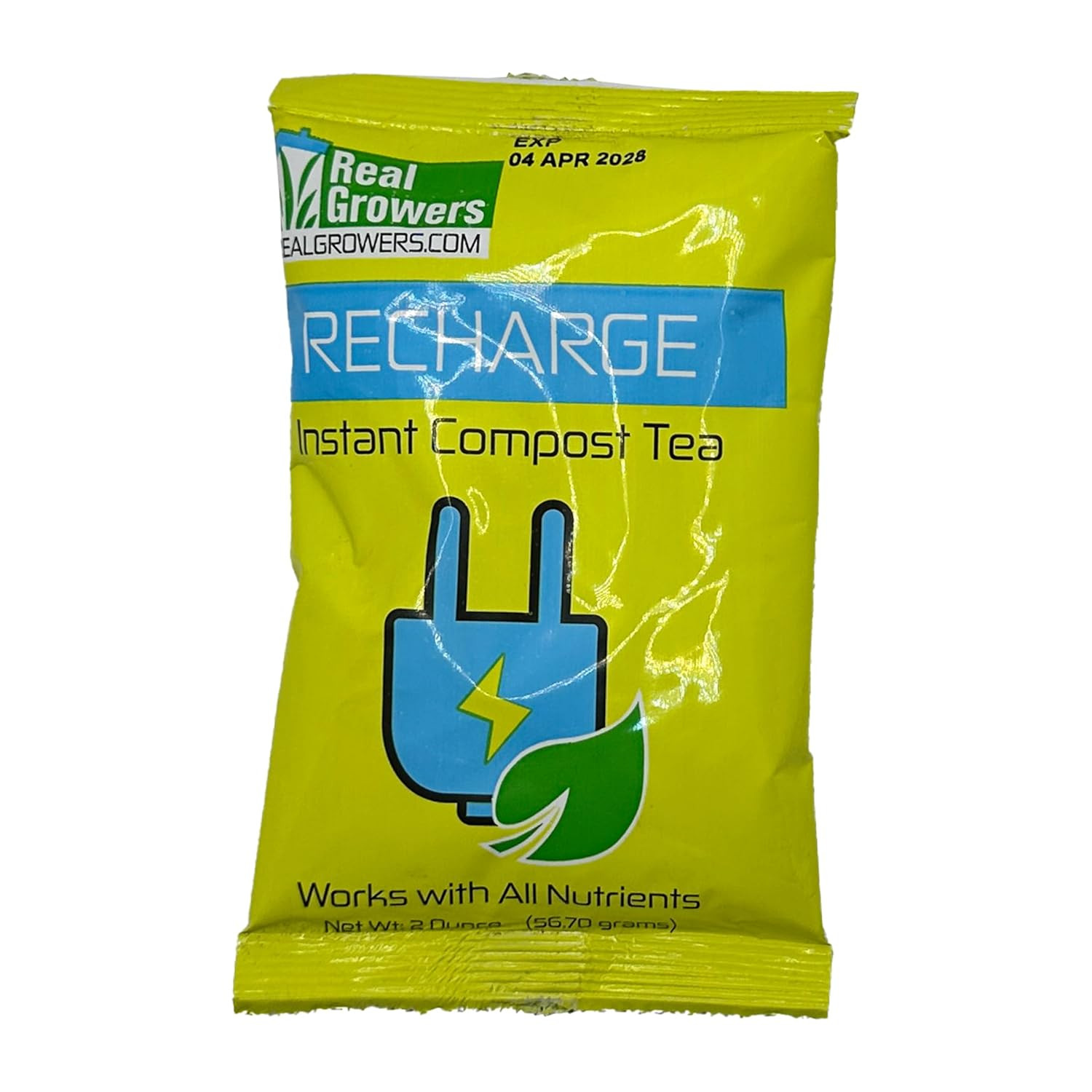 Recharge – Mycorrhizae Instant Compost Tea/Soil Microbes for Plant Growth – 2Oz