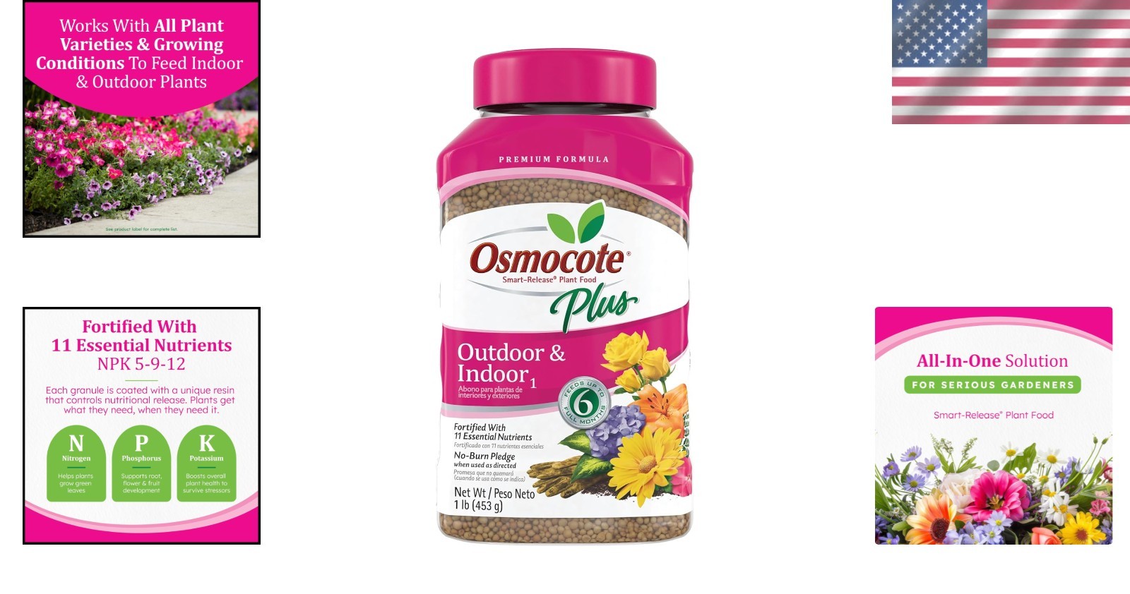All-in-One Granular Plant Food Plus – 1 lb Coated Fertilizer for Optimal Growth