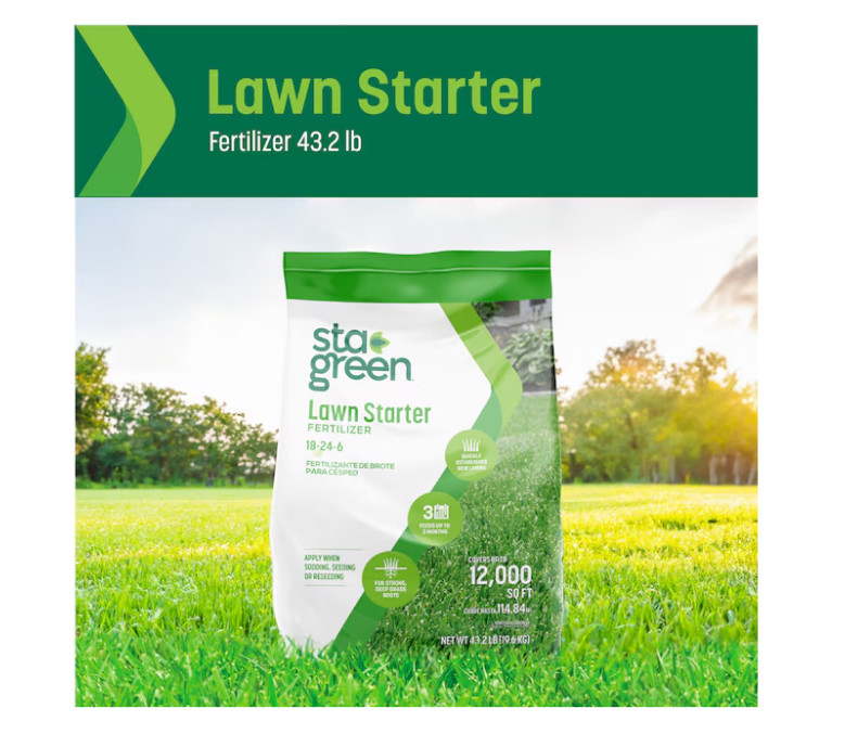 Sta-Green 43.2-lb 12000-sq ft 18-24-6 Lawn Starter Fertilizer
