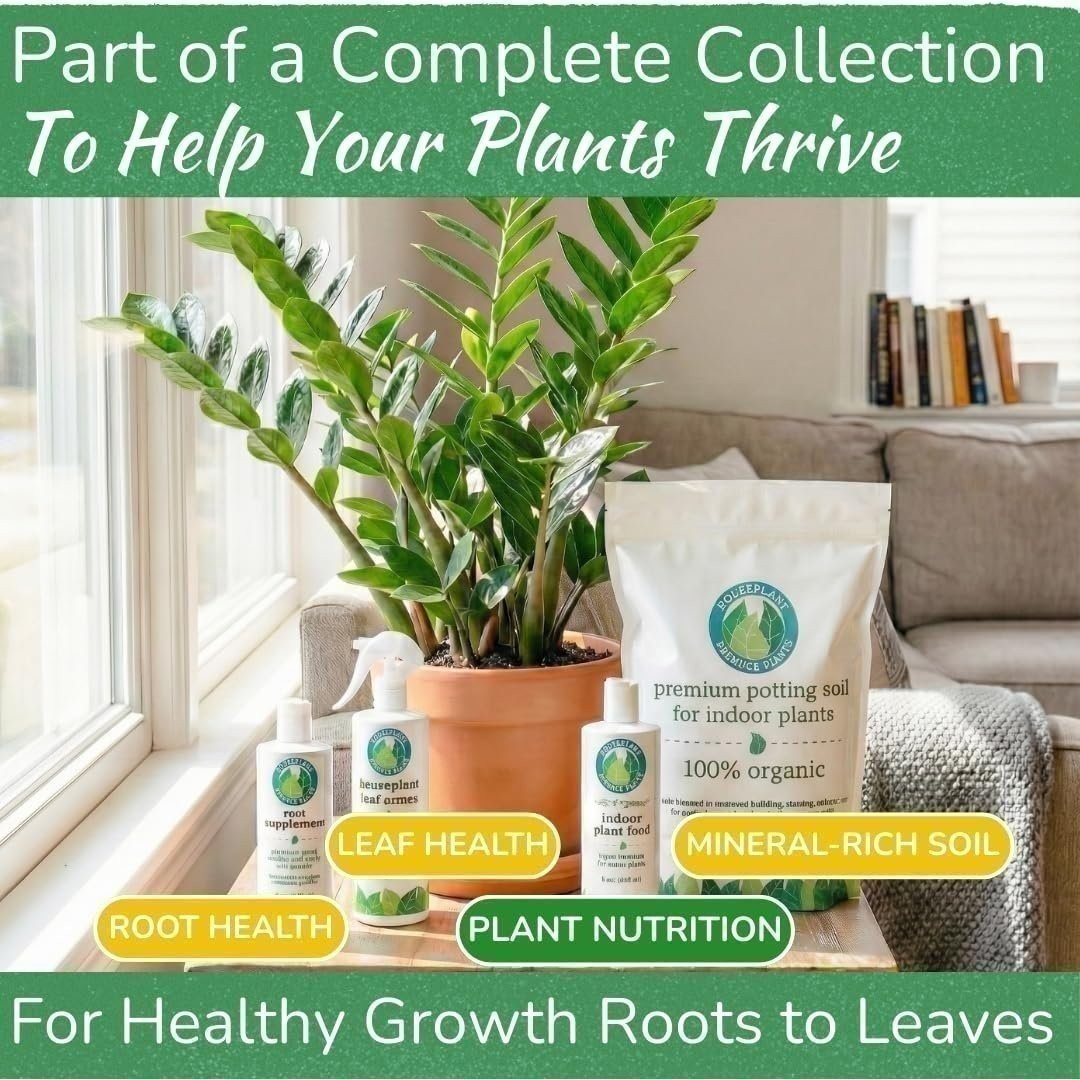 Indoor Plant Food – Organic Liquid Fertilizer for Pothos, Monstera & More (8oz)