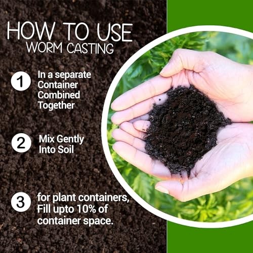 Elm Dirt Organic Worm Castings Fertilizer – 100% Natural Plant Food for