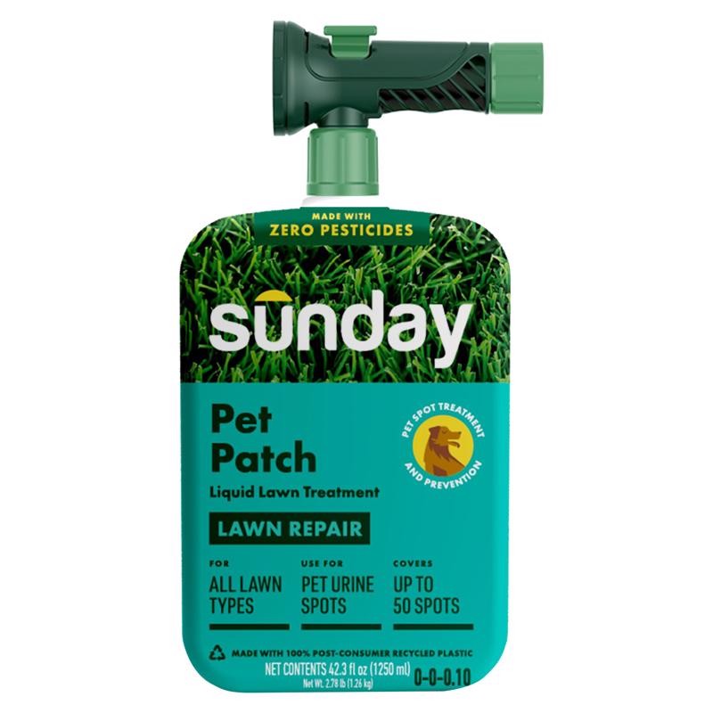 Sunday Pet Patch All-Purpose Lawn Fertilizer 42.3oz 2500 sq ft Hose Spray