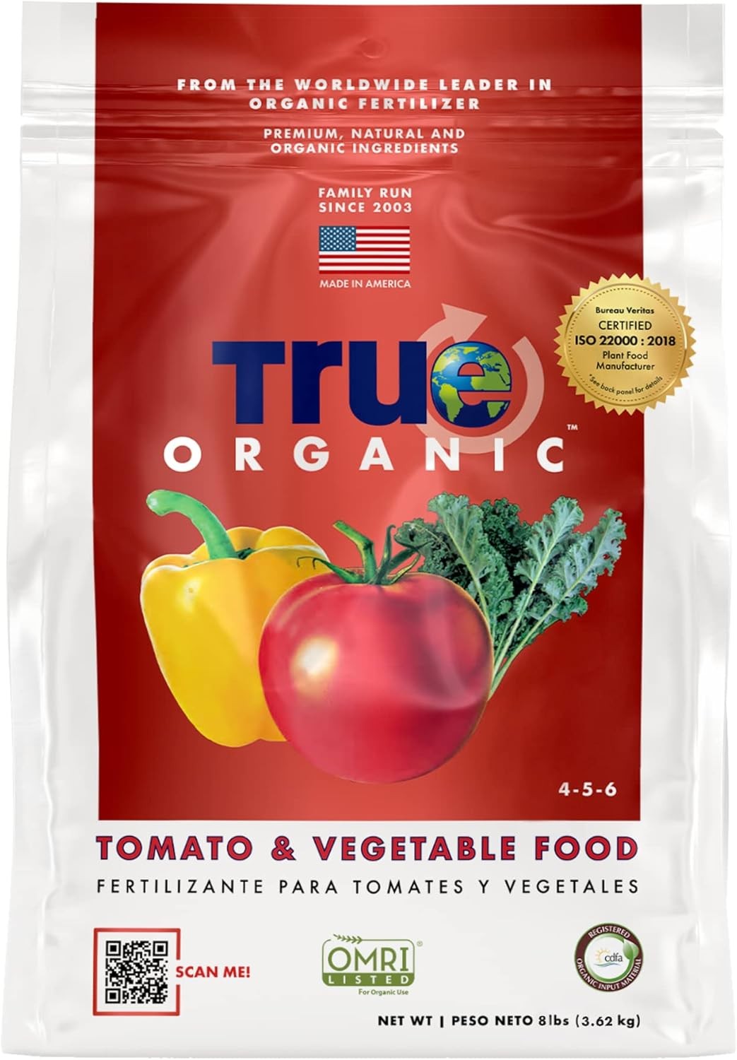 True Organic Tomato & Vegetable Food – Organic Fertilizer for Superior Harvest