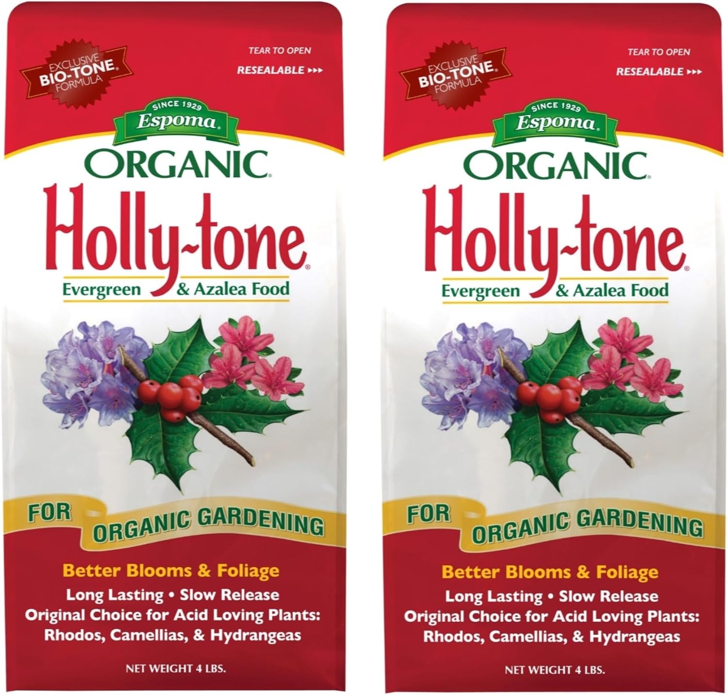 Espoma Organic Holly-Tone 4-3-4 Natural & Organic Evergreen & Azalea Plant Food;
