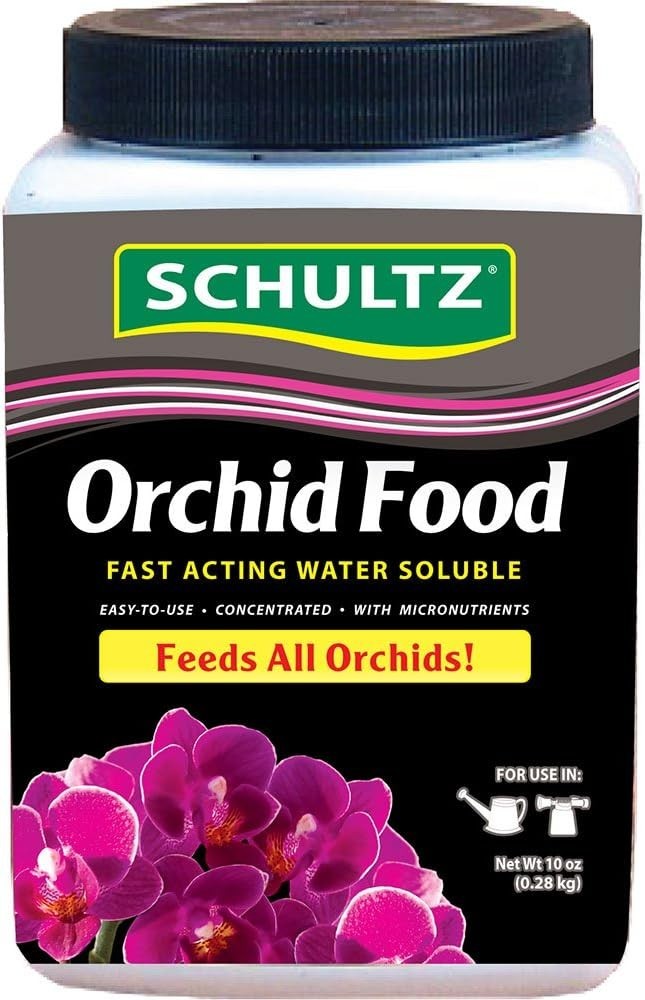 Orchid Food Water Soluble Plant Food 20-20-15, 10-Ounce