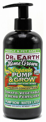 Dr. Earth 1078 Pump & Grow Home Grown Tomato, Vegetable & Herb Fertilizer,