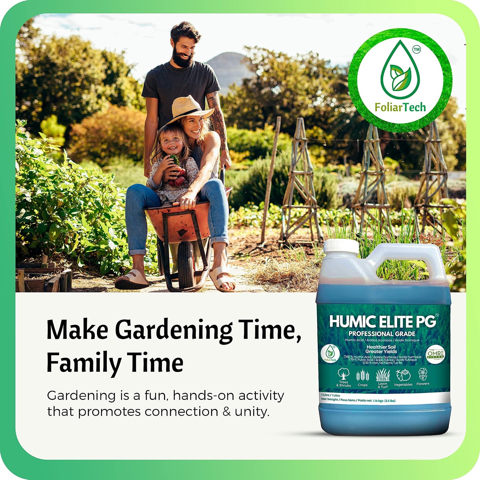 Humic Acid Organic Lawn Fertilizer – Fulvic Humic Mineral Blend for Trees, Sh…