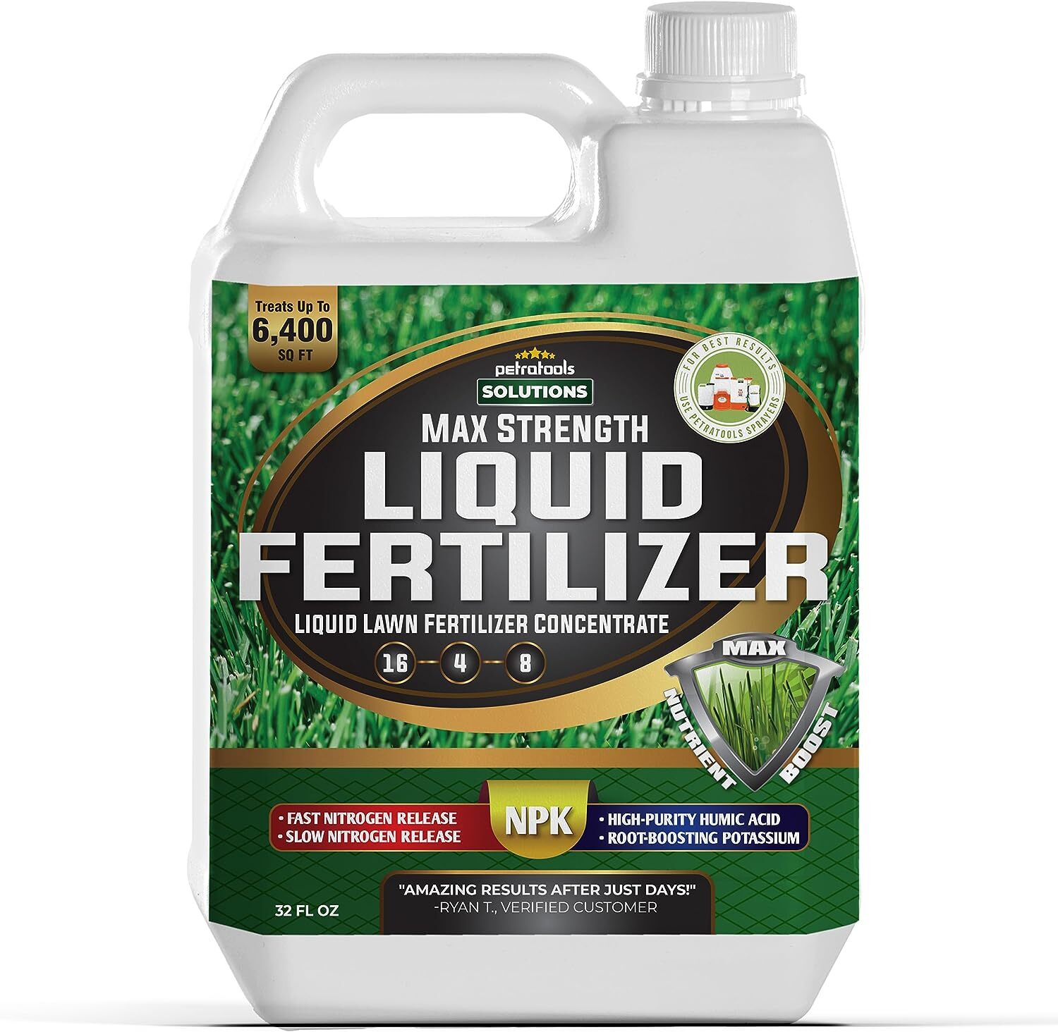 Herramientas Fertilizante Liquido, Fertilizante Para Cesped 16-4-8, Fertiliza…