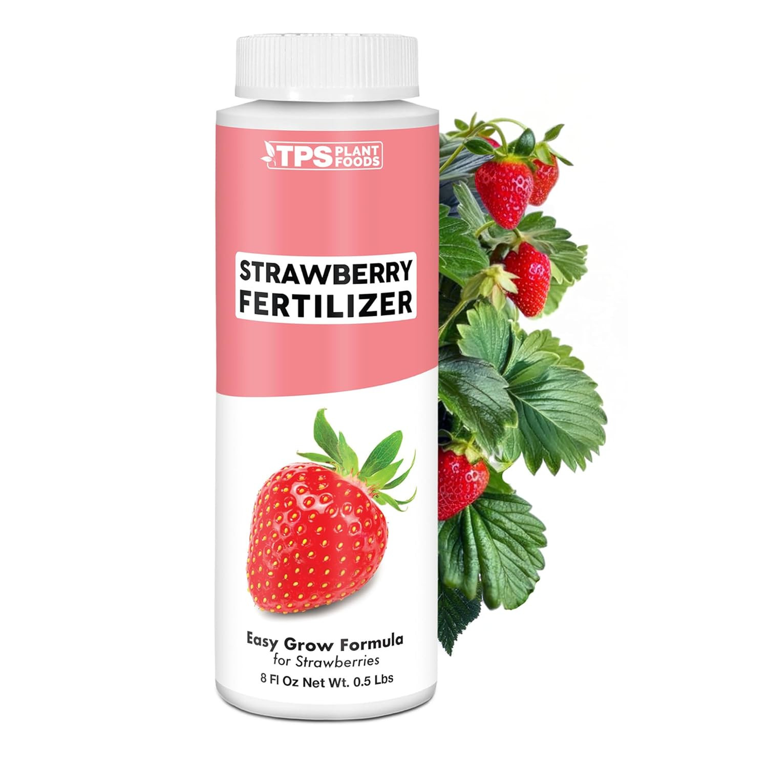 Strawberry Fertilizer – Liquid Plant Food for Better Flowering, Bigger Berries &