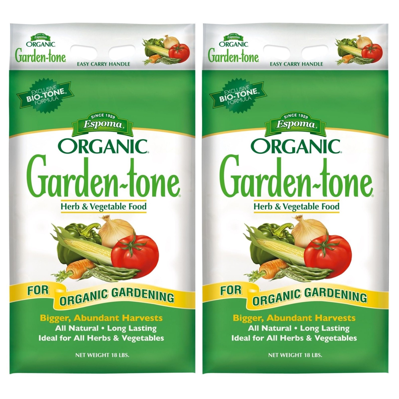 Espoma GT18 Garden Tone, 18-Pound (2-(Pack))