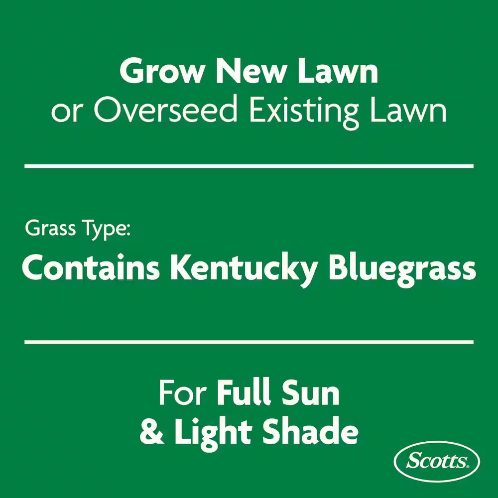 Turf Builder 2.4 Lbs. Grass Seed Kentucky Bluegrass Mix with Fertilizer and Soil