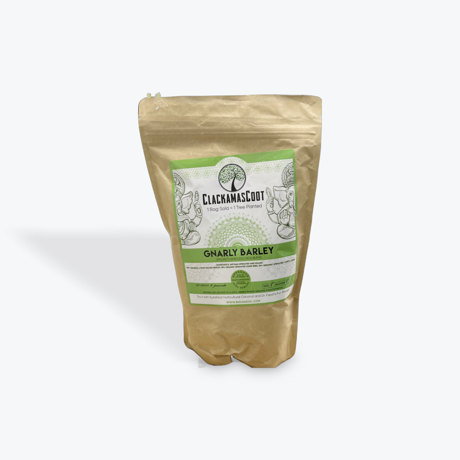Clackamas Coots Gnarley Barley 2 lb Bag