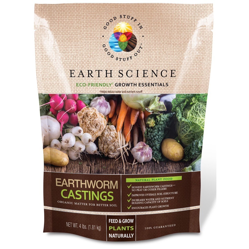 Organic Earthworm Castings, 4 lb, Soil Health Improver, Vibrant Growth, Natural