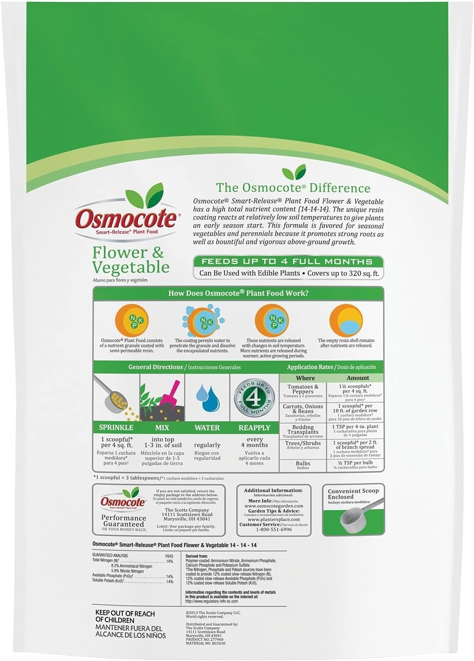 Smart-Release 8 lb. Plant Food for Perennials & Vegetables – Easy to Use