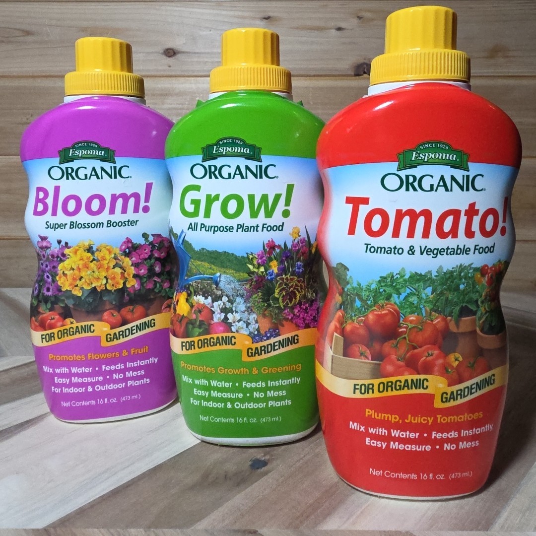 Espoma Organic ~ Tomato ~ Grow ~ Bloom ~ Triple Pack Booster (3) 16oz Bottles