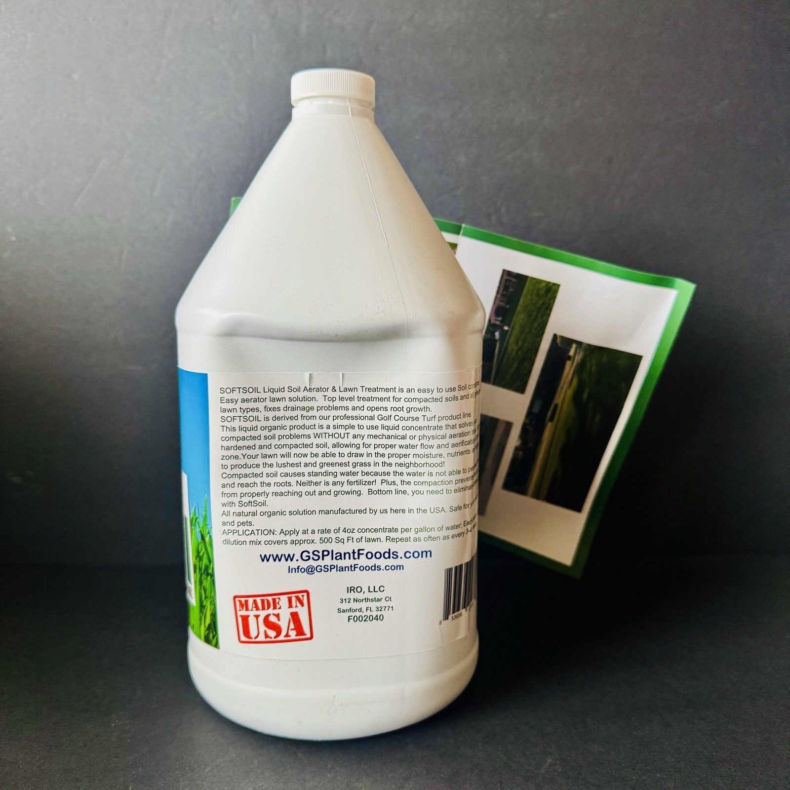 Soft Soil Liquid Soil Aerator & Lawn Treatment by GS Plant Foods – 1 Gallon