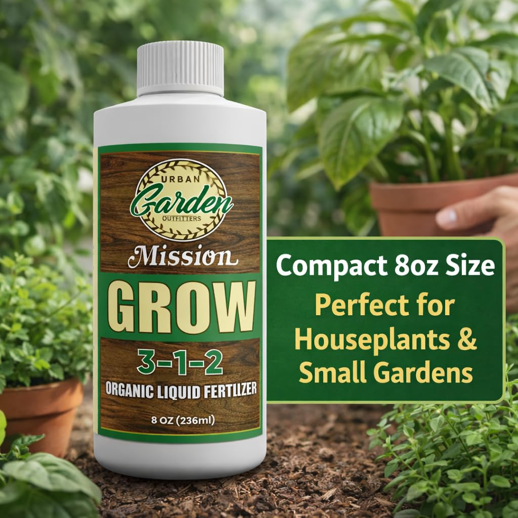 Urban Garden Outfitters Grow 3-1-2 Organic Liquid Plant Fertilizer-All-Purpose,