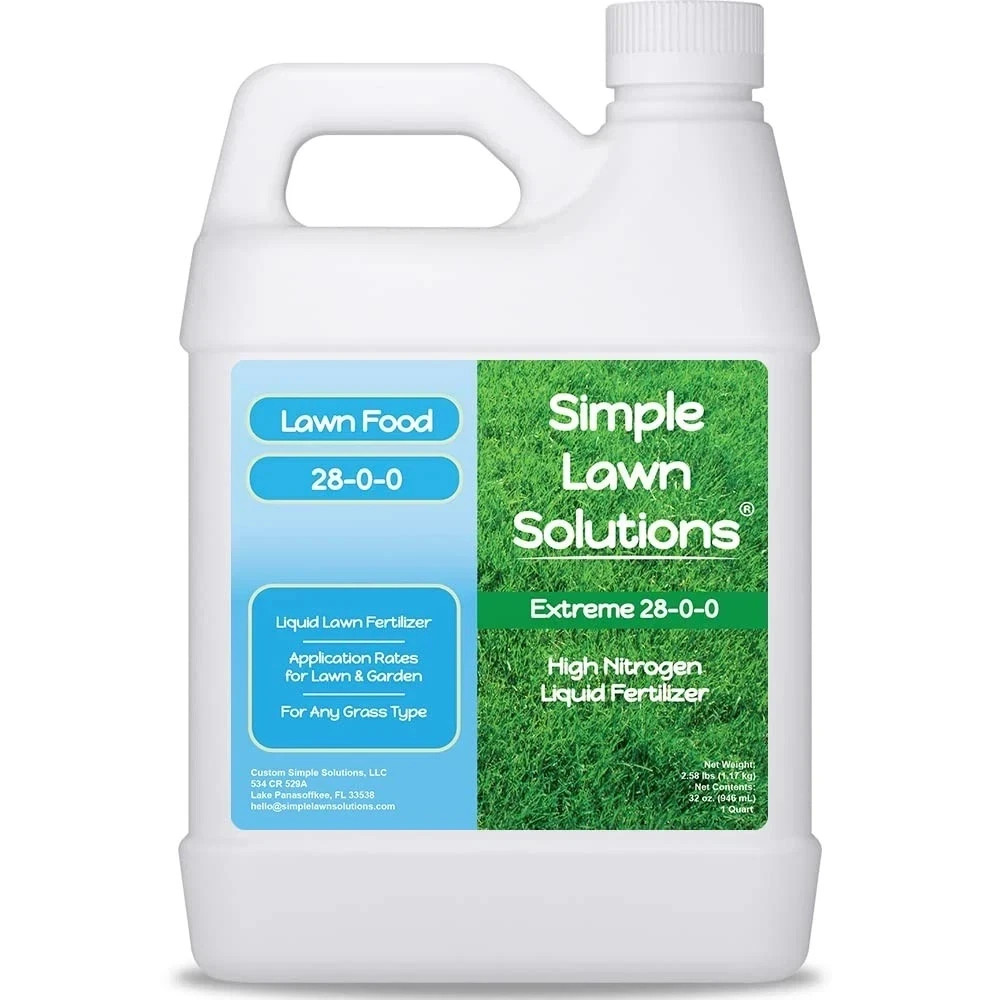 Liquid Lawn Fertilizer 28-0-0 High Nitrogen NPK Fertilizer Liquid Lawn Food