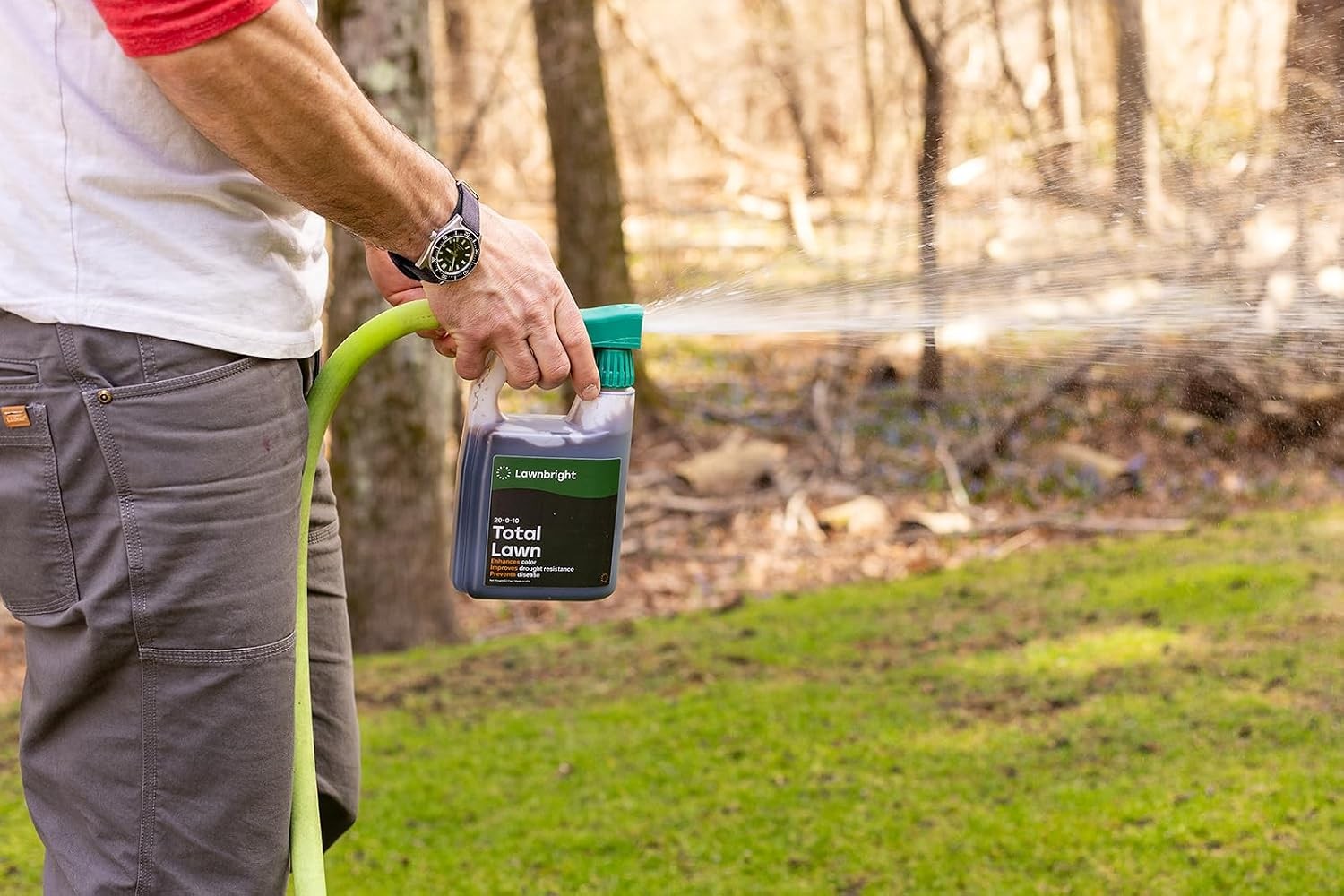 Total Lawn by – Kids & Pet Safe – Phosphorus Free Liquid Fertilizer for Any Gras