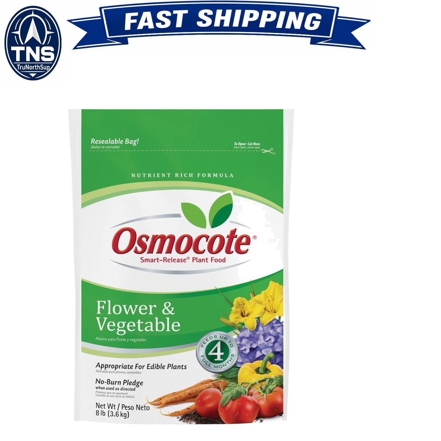 Smart-Release Plant Food Flower Vegetable 8 lb. NPK 14-14-14 for Vegetables P…
