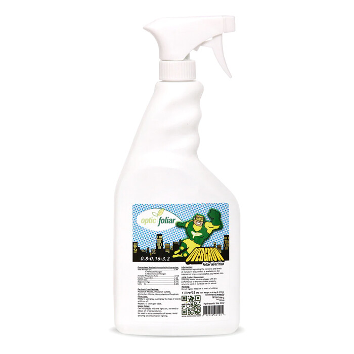 Optic Foliar OVERGROW RTU All-In-One For Growth and Overall Plant Health