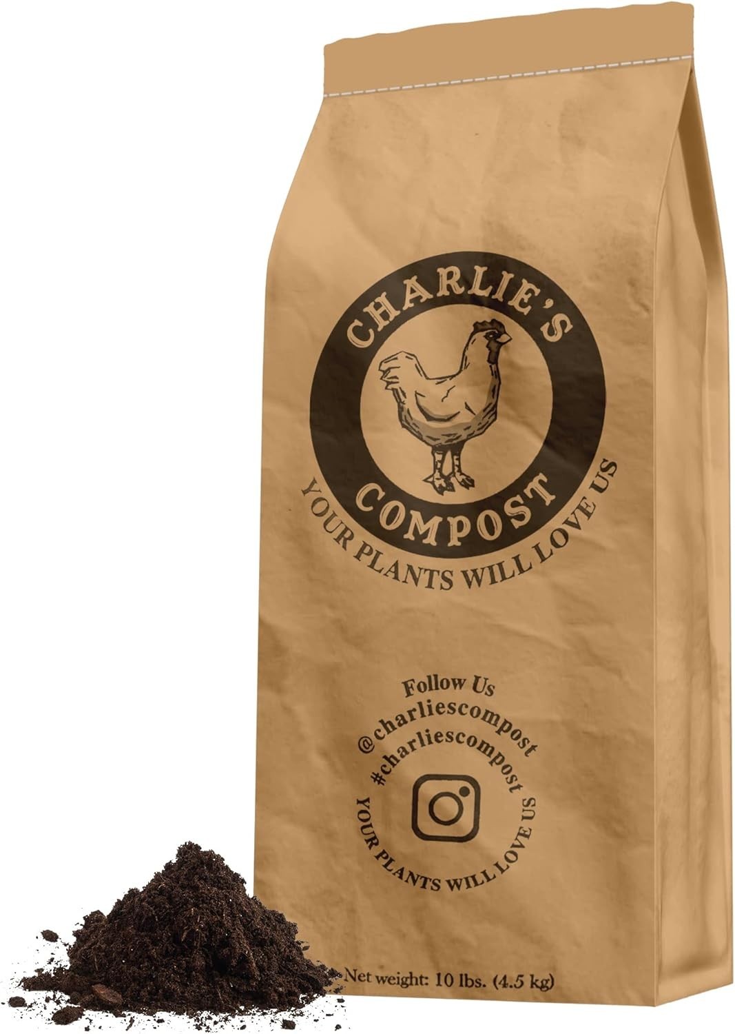 Soil Amendment 10 lb Organic Compost with Chicken Manure Biochar
