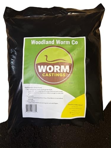 Earth Worm Castings 20 LB – Natural Soil Amendment & Fertilizer for Gardening