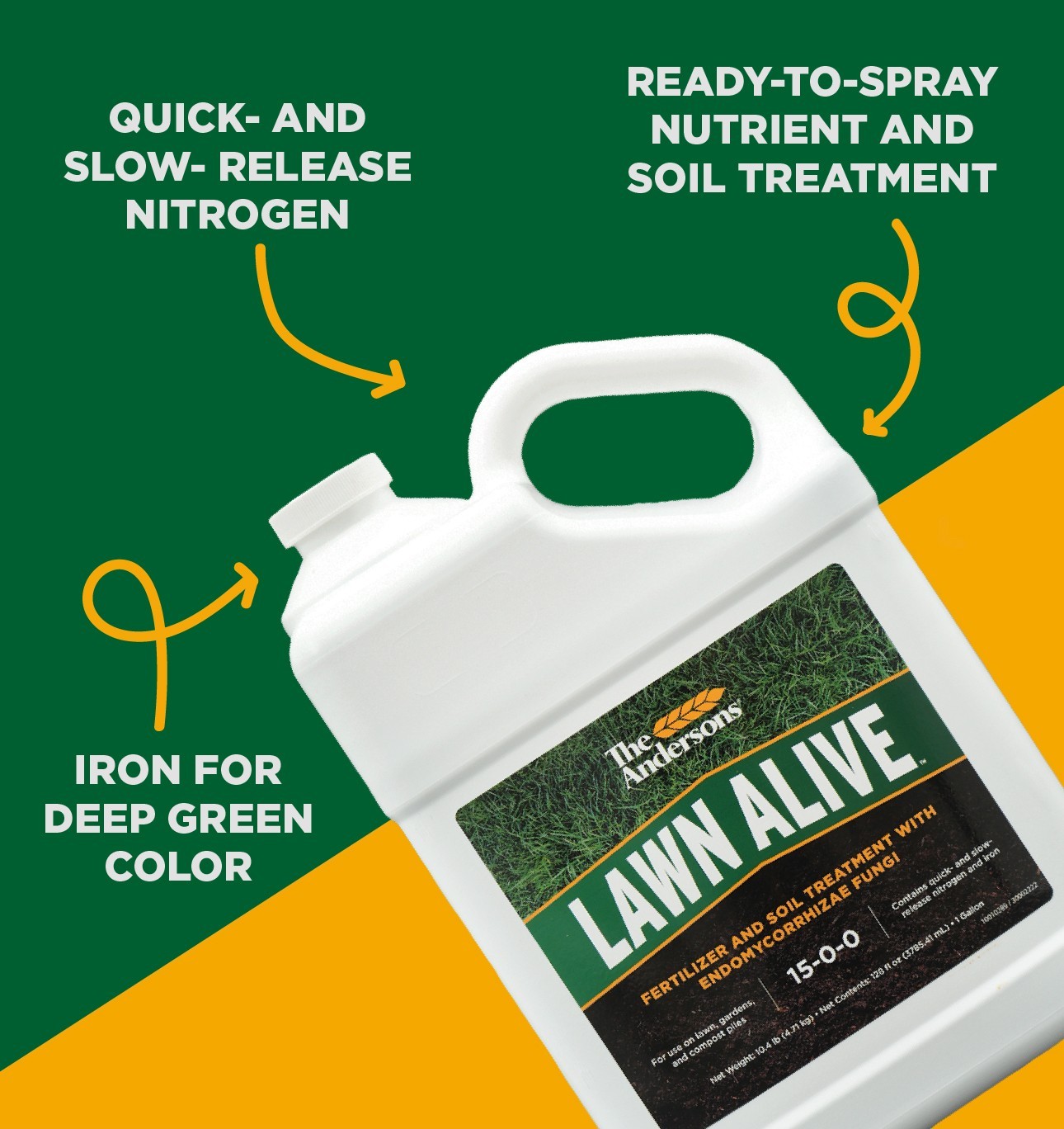 The Andersons Lawn Alive™ 15-0-0 Liquid Lawn Fertilizer & Soil Amendment