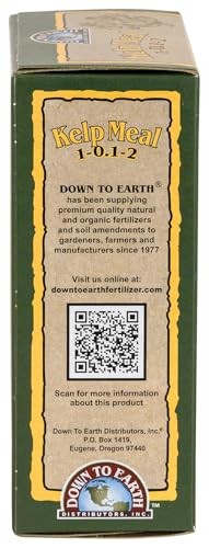 Mezcla De Fertilizante De Harina De Algas Organicas Down To Earth 1-0.1-2, 0….