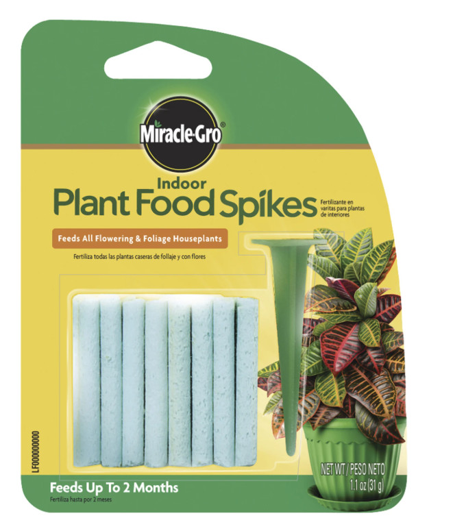 2pack Miracle-Gro Indoor Plant Food Spikes 24 Spikes 1.1oz