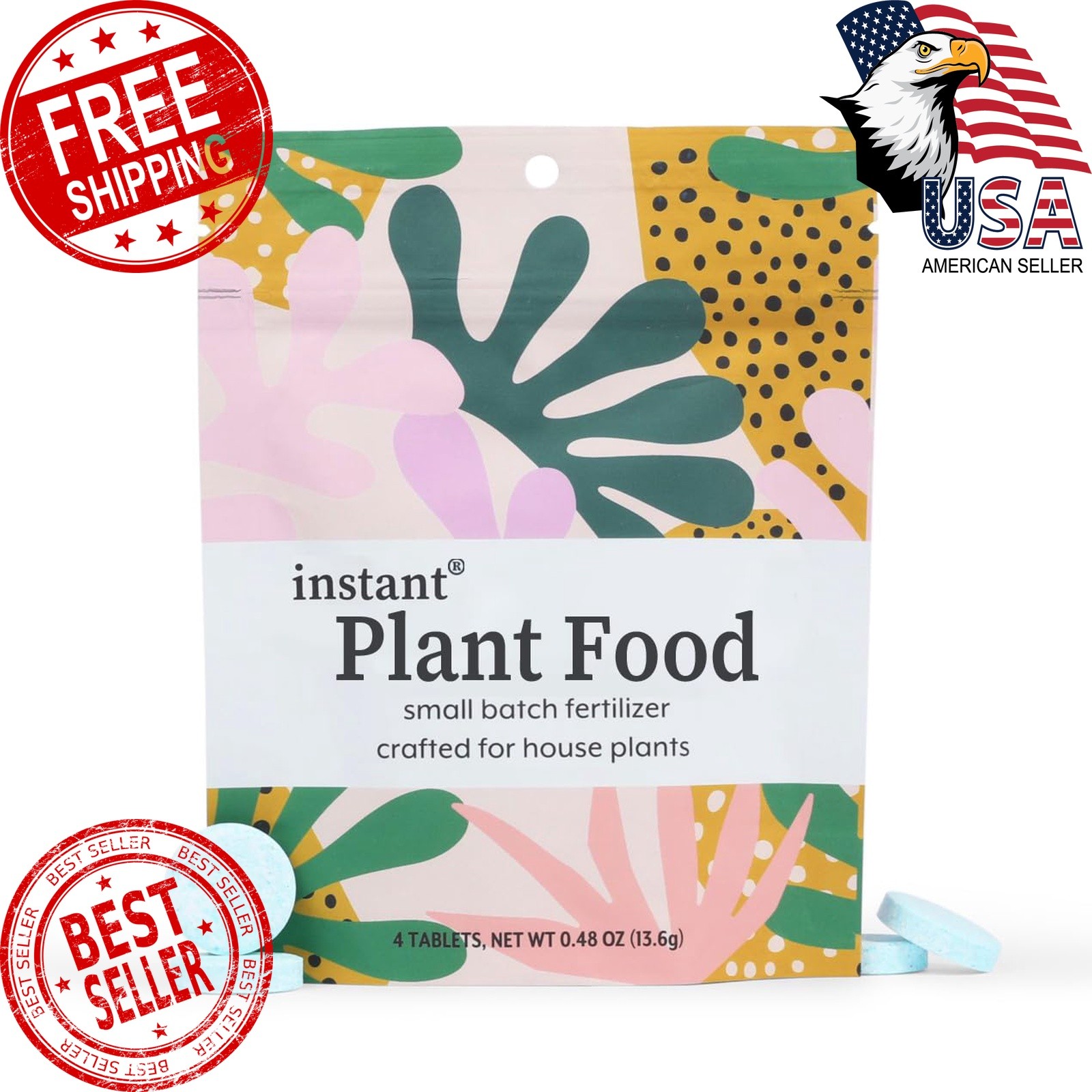 INSTANT BIOLOGICS Houseplant Fertilizer Tablets