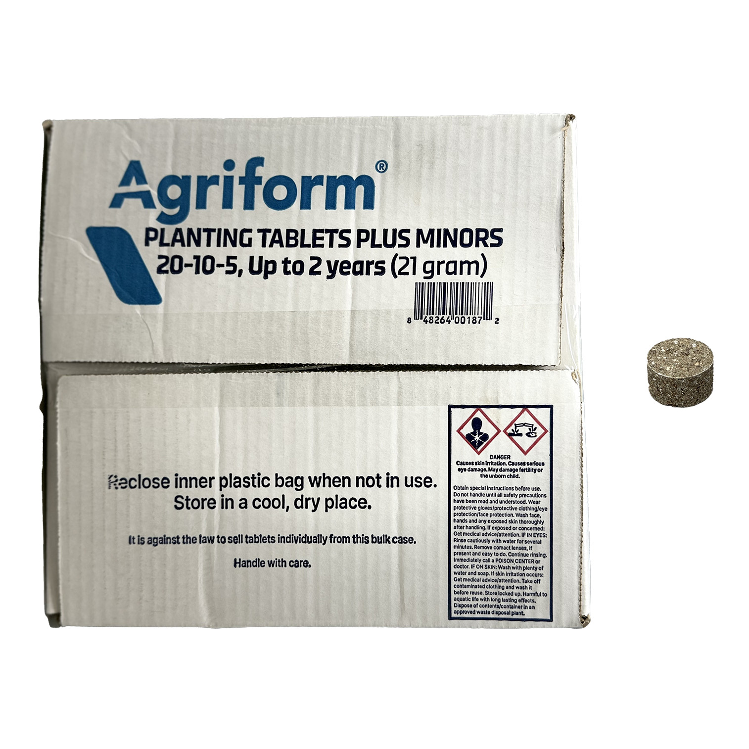 Agriform 20-10-5 Plant Fertilizer Tablets (500 x 21g Tablets) by Everiss, NA
