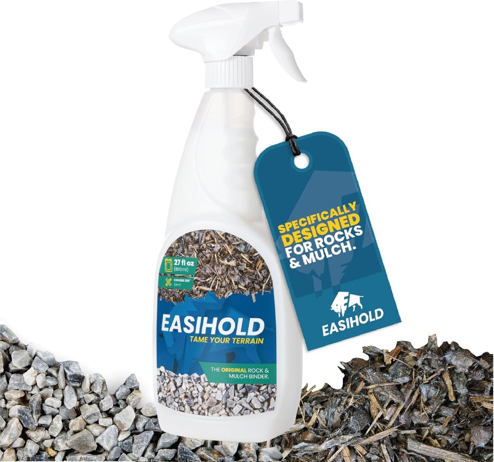 Easihold VUBA HandySpray – 27oz Mulch Glue for Landscaping and Stabilizing Mu…
