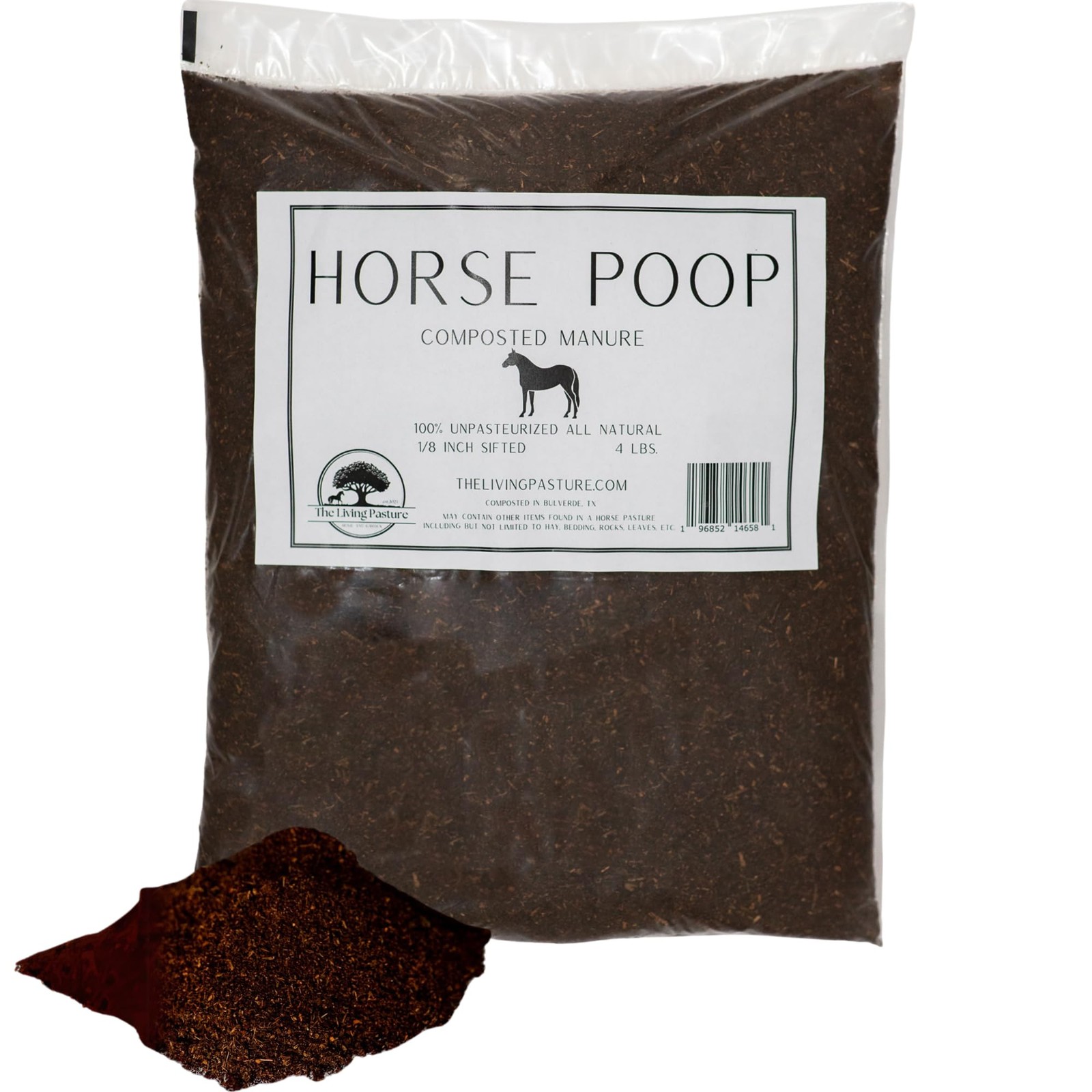 Natural Aged Composted Manure & Premium Garden Soil for Plants and Mushrooms